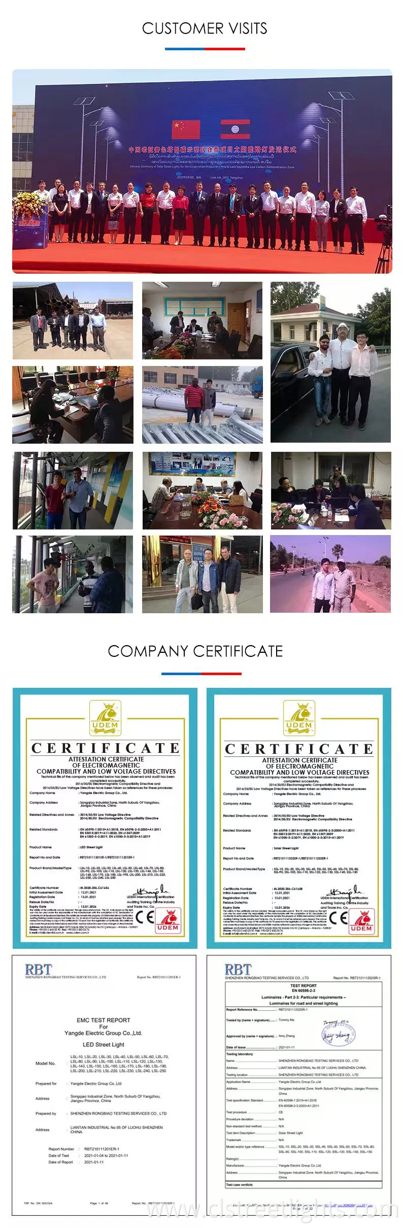 High Quality Automatic All in Two Solar LED Street Light Road Light